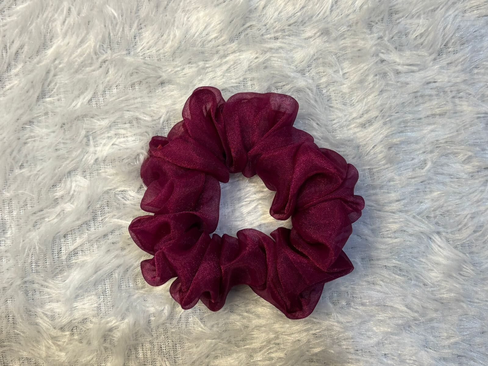 Roseberry Organza Scrunchie